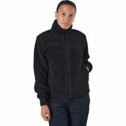 W Original Pile Zip Black