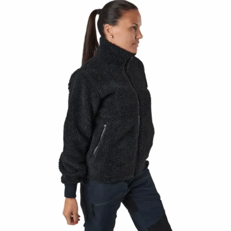 W Original Pile Zip Black