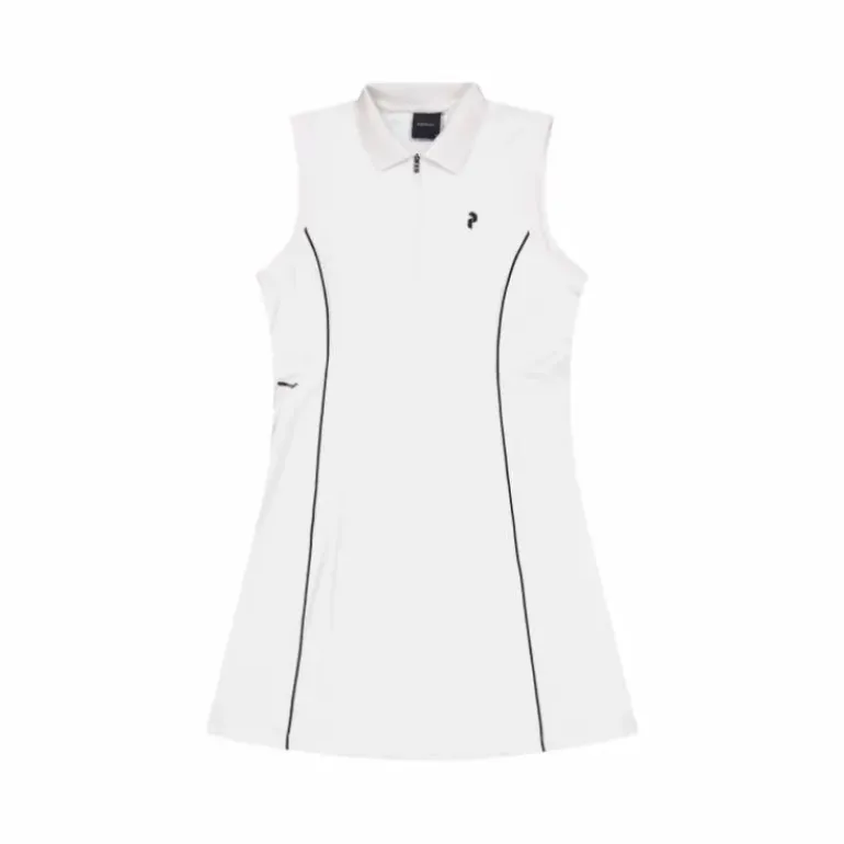 W Pique Dress White