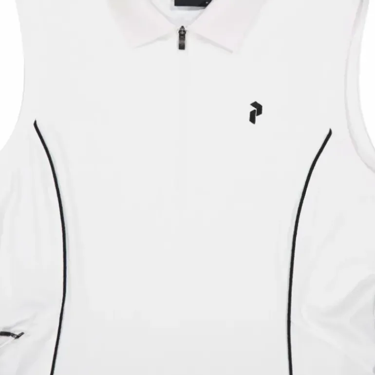 W Pique Dress White