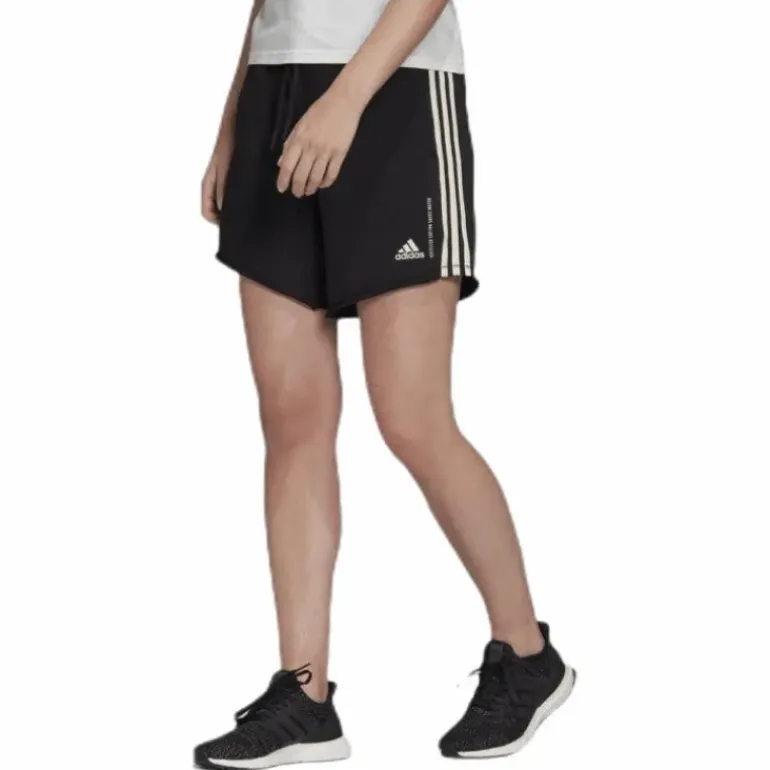 W Recycled Cotton Short Black