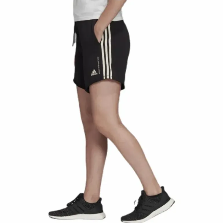 W Recycled Cotton Short Black
