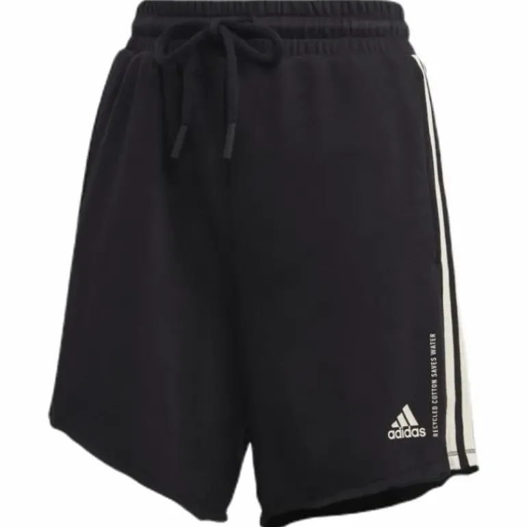 W Recycled Cotton Short Black
