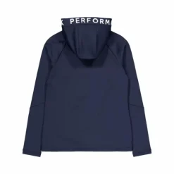 W Rider Mid Zip Hood Blue Shadow