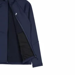W Rider Mid Zip Hood Blue Shadow