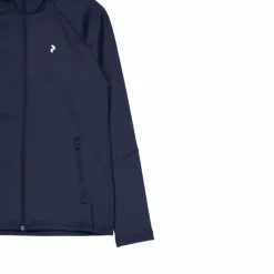 W Rider Mid Zip Hood Blue Shadow