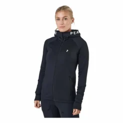 W Rider Zip Hood Black