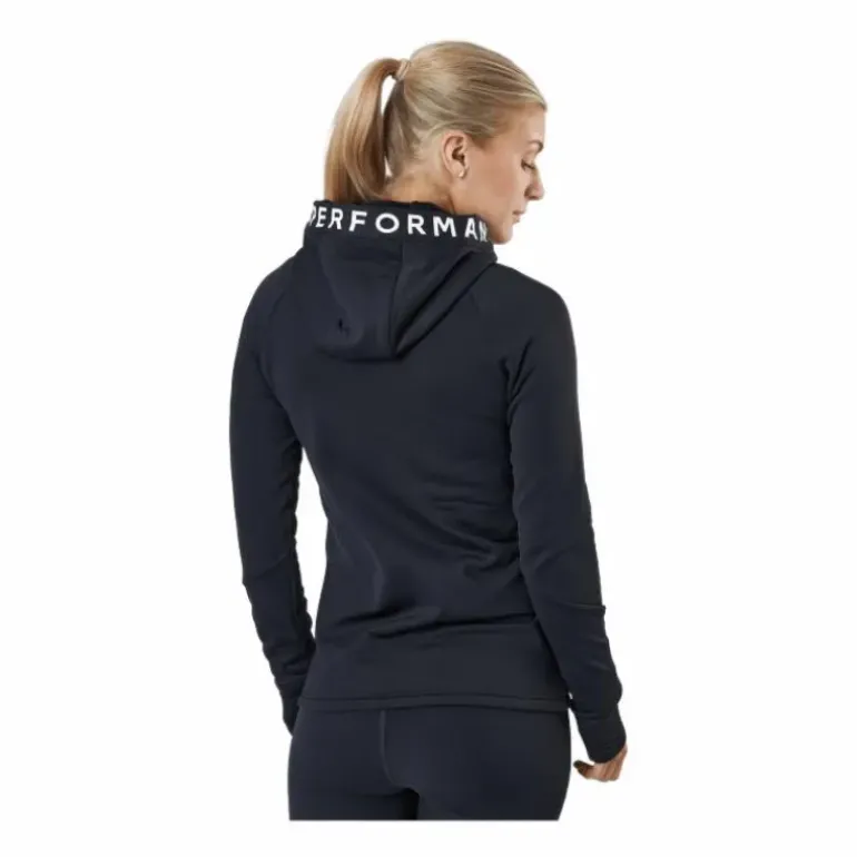 W Rider Zip Hood Black