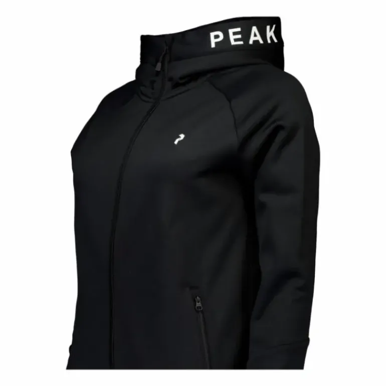 W Rider Zip Hood Black