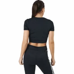 W Sml Fit T Black/white
