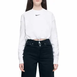 W Sportswear Swoosh Crew White