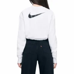 W Sportswear Swoosh Crew White