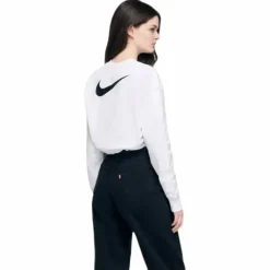 W Sportswear Swoosh Crew White