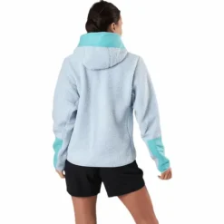 W Terrex Sherpa Fullzip Fleece Acid Mint / Halo Blue