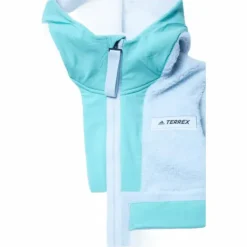 W Terrex Sherpa Fullzip Fleece Acid Mint / Halo Blue
