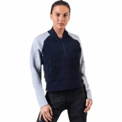 W VRCT JKT HB Blue/Grey