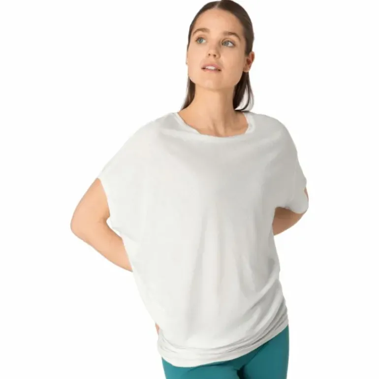 W Yoga Loose Tee White