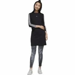 Wmn Dress White/Black