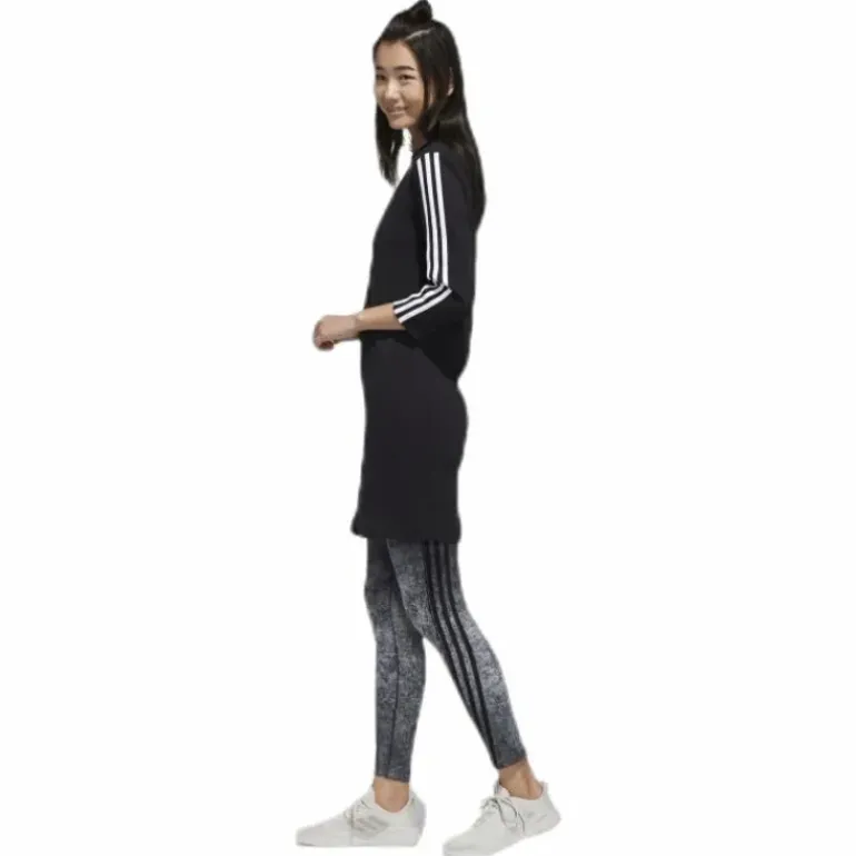 Wmn Dress White/Black