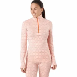 Women 250 Vertex Ls Half Zip A Snow/flash/j