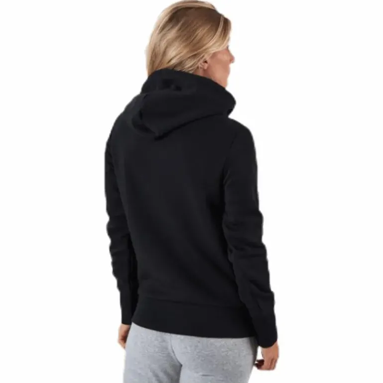 Womens Badge Of Sport Overhead Fleece Hoodie Black