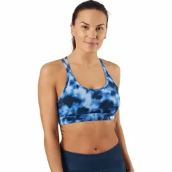 Women's Form Strappy Crop Top Blue