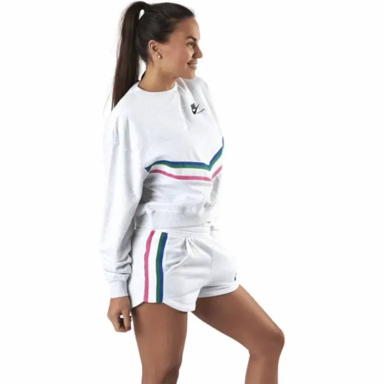 Womens Nsw Heritage Crew Birch Heather/Black