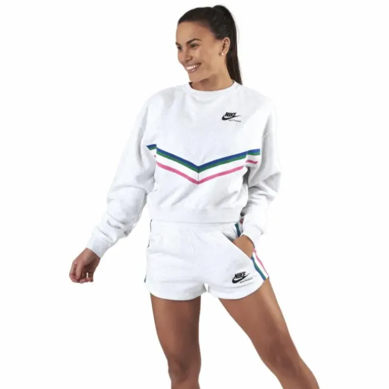 Womens Nsw Heritage Crew Birch Heather/Black