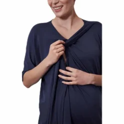 Wonton Dress Blue