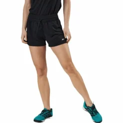 Wor Knit Poly Short Black