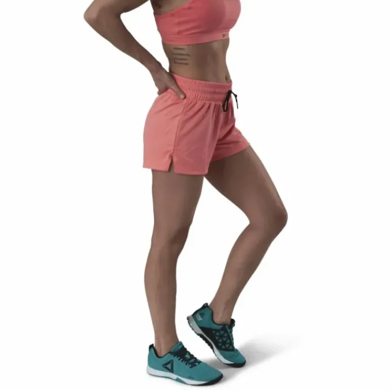 Wor Knit Poly Short Pink