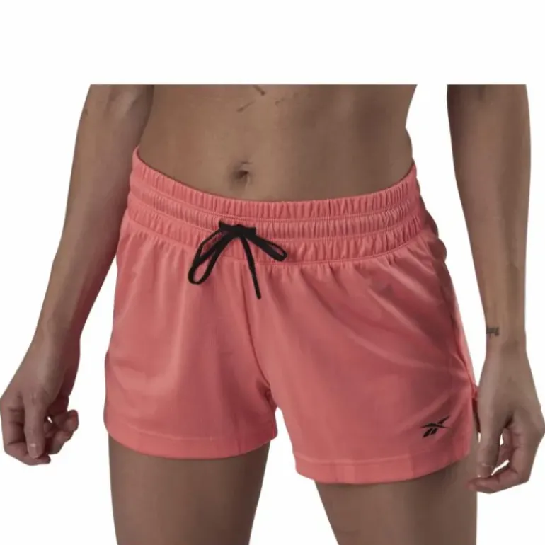 Wor Knit Poly Short Pink