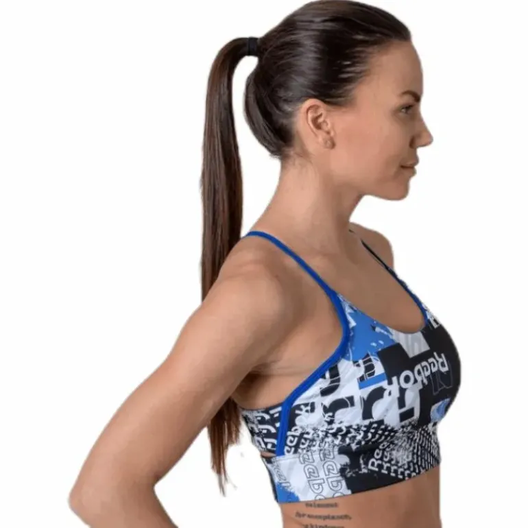 Wor Myt Aop Bra Blue/Black