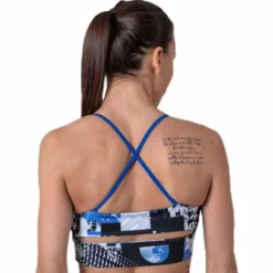 Wor Myt Aop Bra Blue/Black