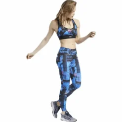 Wor Myt AOP Racer Bra Black