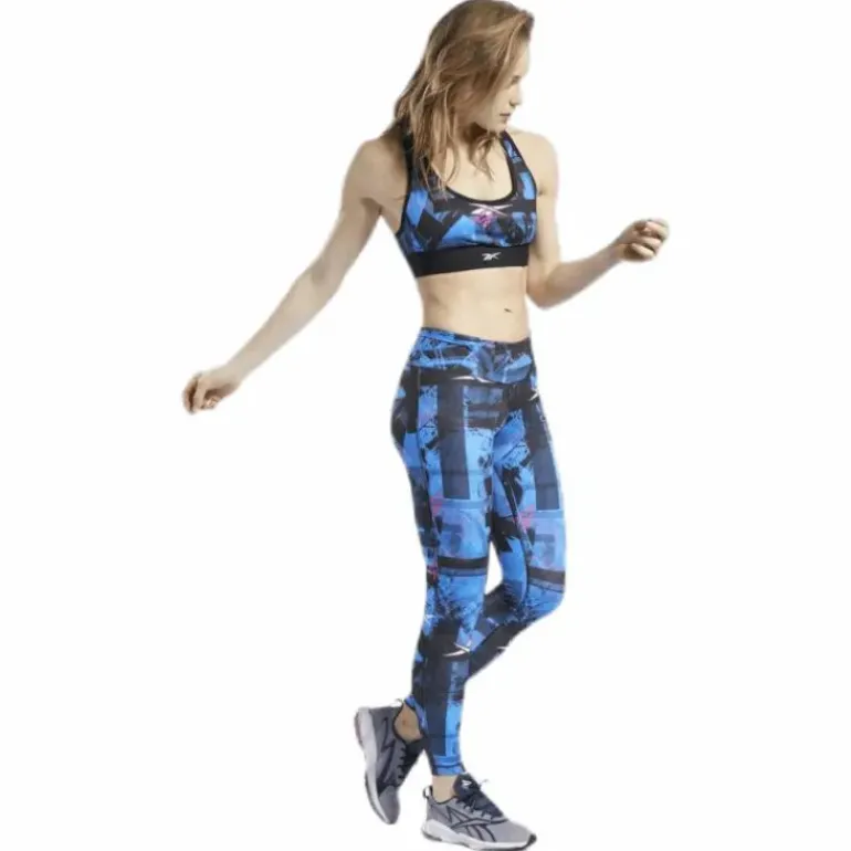 Wor Myt AOP Racer Bra Black