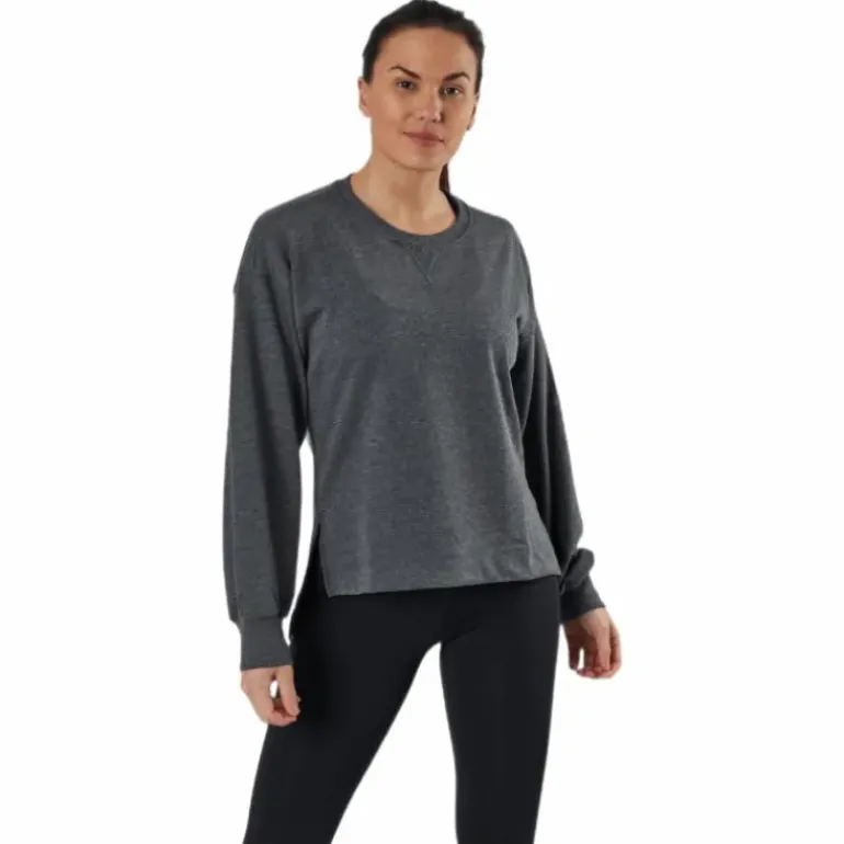 Yoga French Terry Fleece LS Black/Grey
