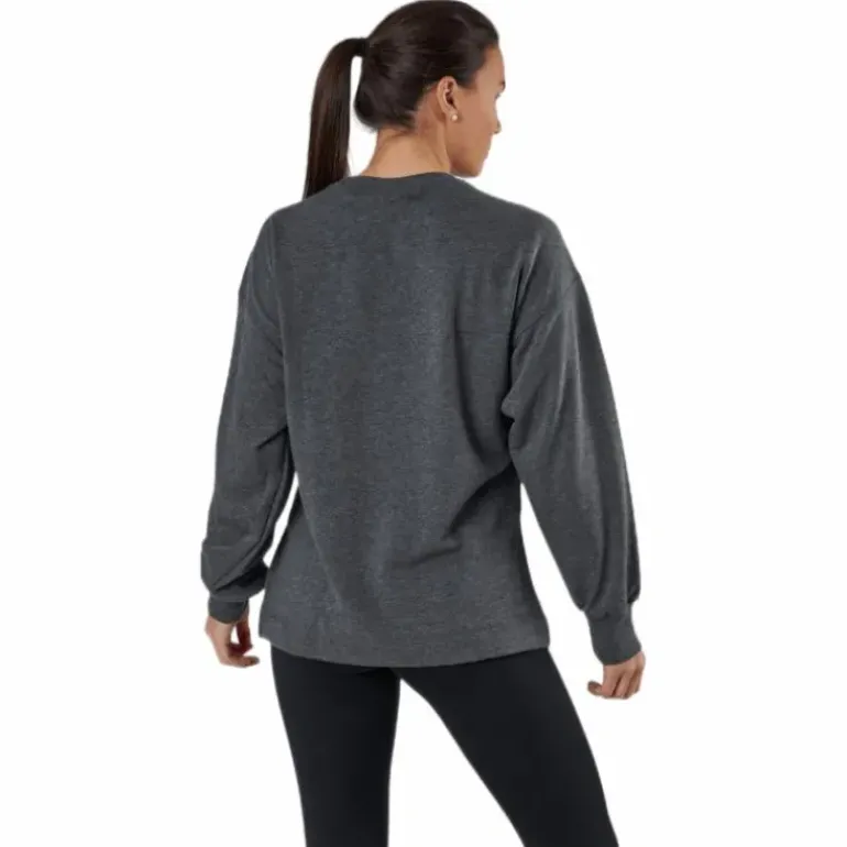Yoga French Terry Fleece LS Black/Grey