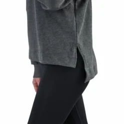 Yoga French Terry Fleece LS Black/Grey
