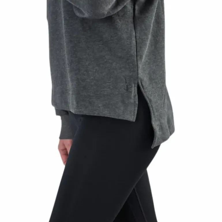 Yoga French Terry Fleece LS Black/Grey