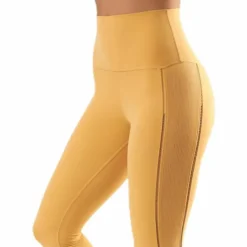 Yoga Luxe Rib 7/8 Tight Yellow
