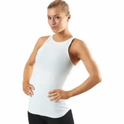 Yoga Luxe Rib Tank White