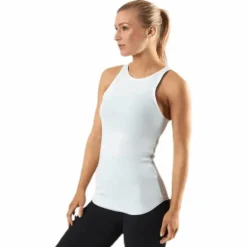 Yoga Luxe Rib Tank White