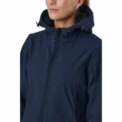Zadie W Long Softshell Jacket Navy Blazer