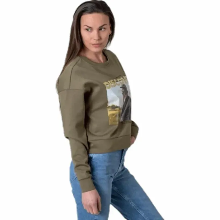 Ziggy L/S O-Neck Box Swt Green