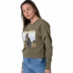 Ziggy L/S O-Neck Box Swt Green