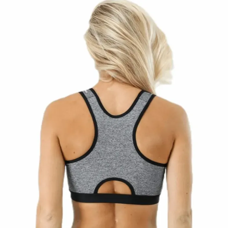 Zip Bra Grey