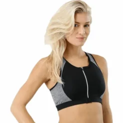 Zip Bra Grey