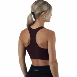 Zip Sports Bra Red