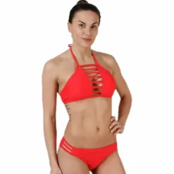 Zoé High Neck Red